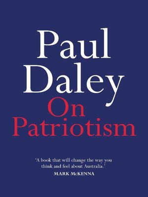 cover image of On Patriotism